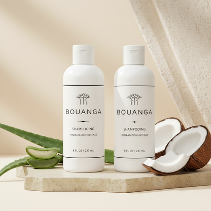 Duo Hydratation Intense Bouanga – Shampooing & Après-Shampooing premium